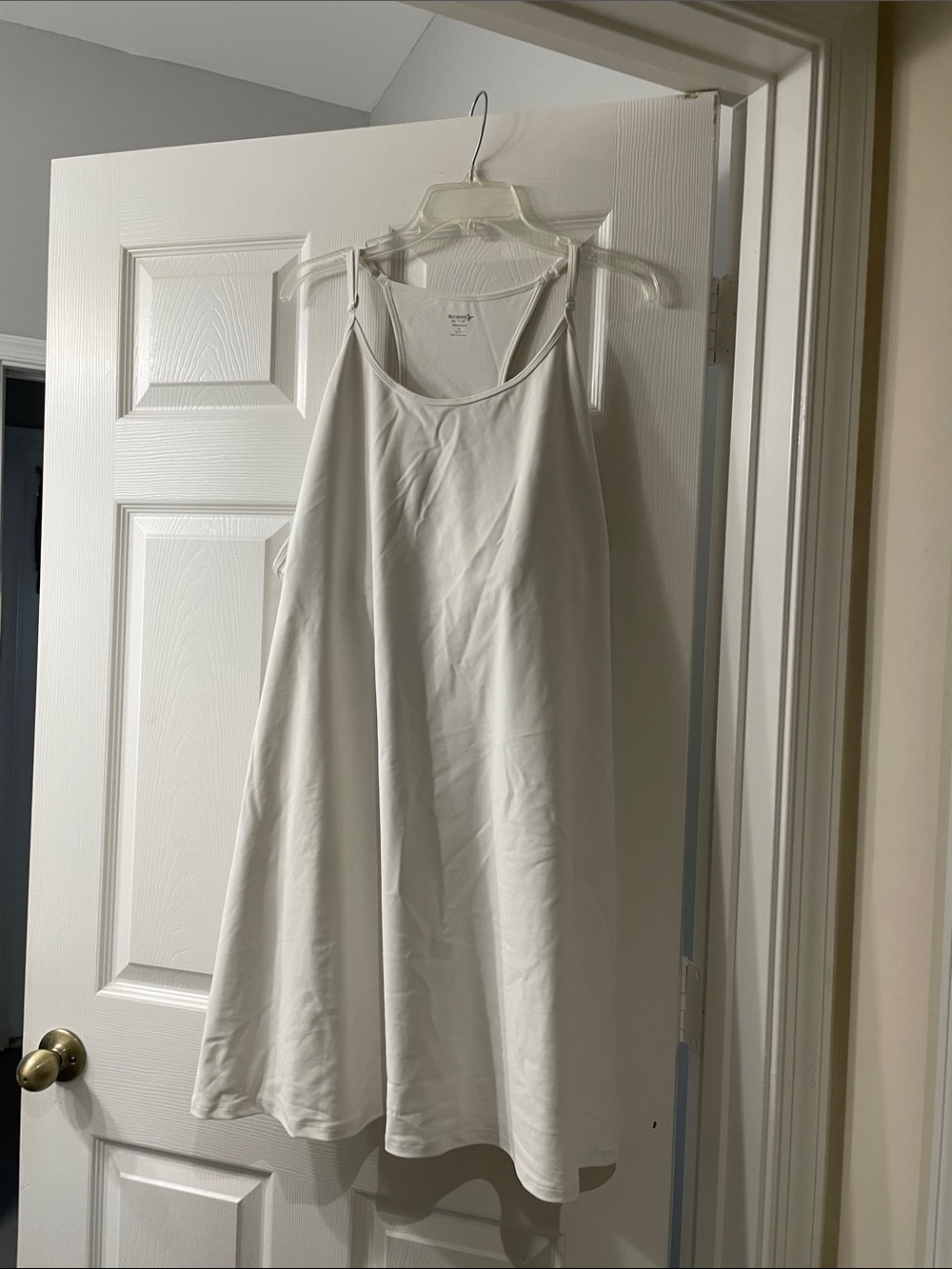 Old Navy White Slip Mini Dress great for hot days, tennis and sports NWT